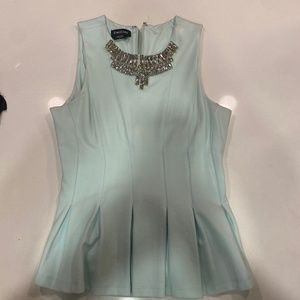 Used Bebe pleated dressy top